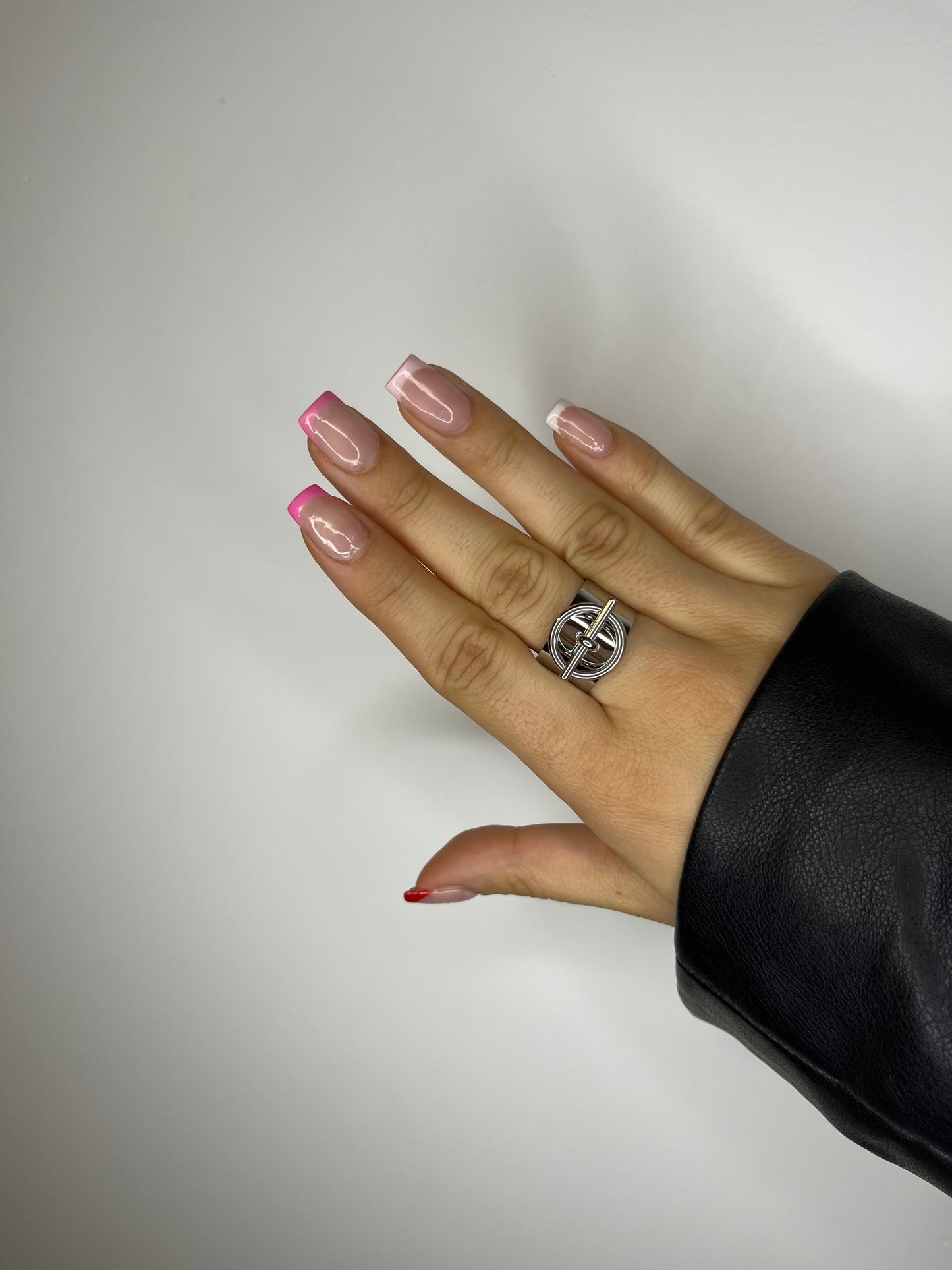 Bague cercle et barre