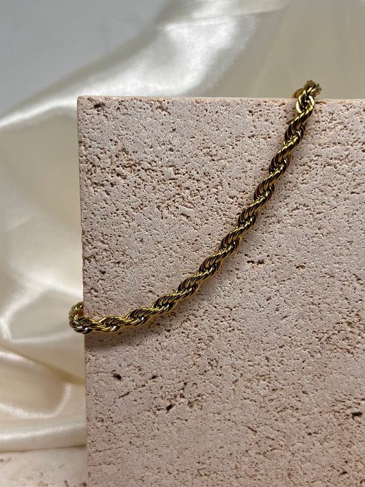 Bracelet maille torsadée