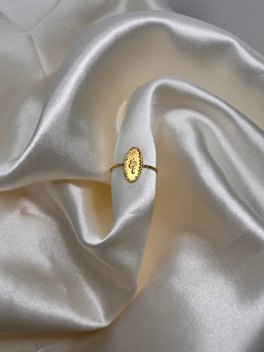 Bague médaillon serpent