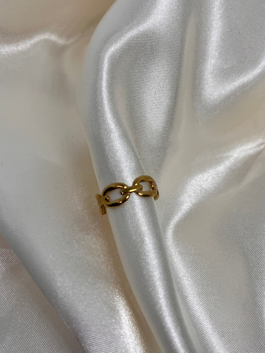 Bague effet chaîne