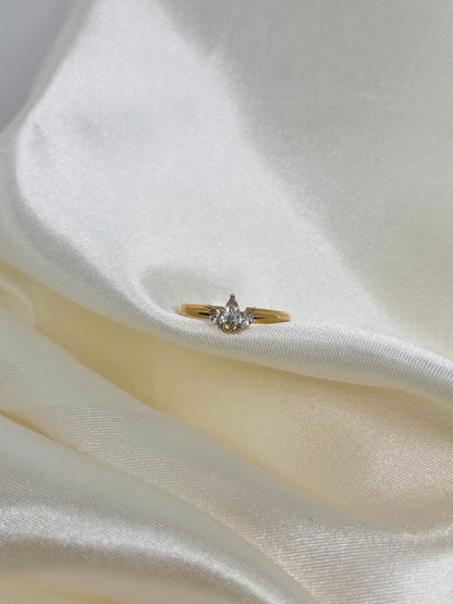 Bague trois oxyde de zirconium