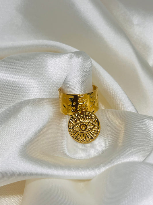 Bague breloque oeil
