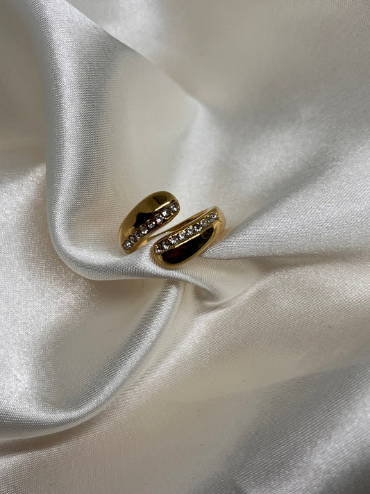 Bague goutes oxyde de zirconium