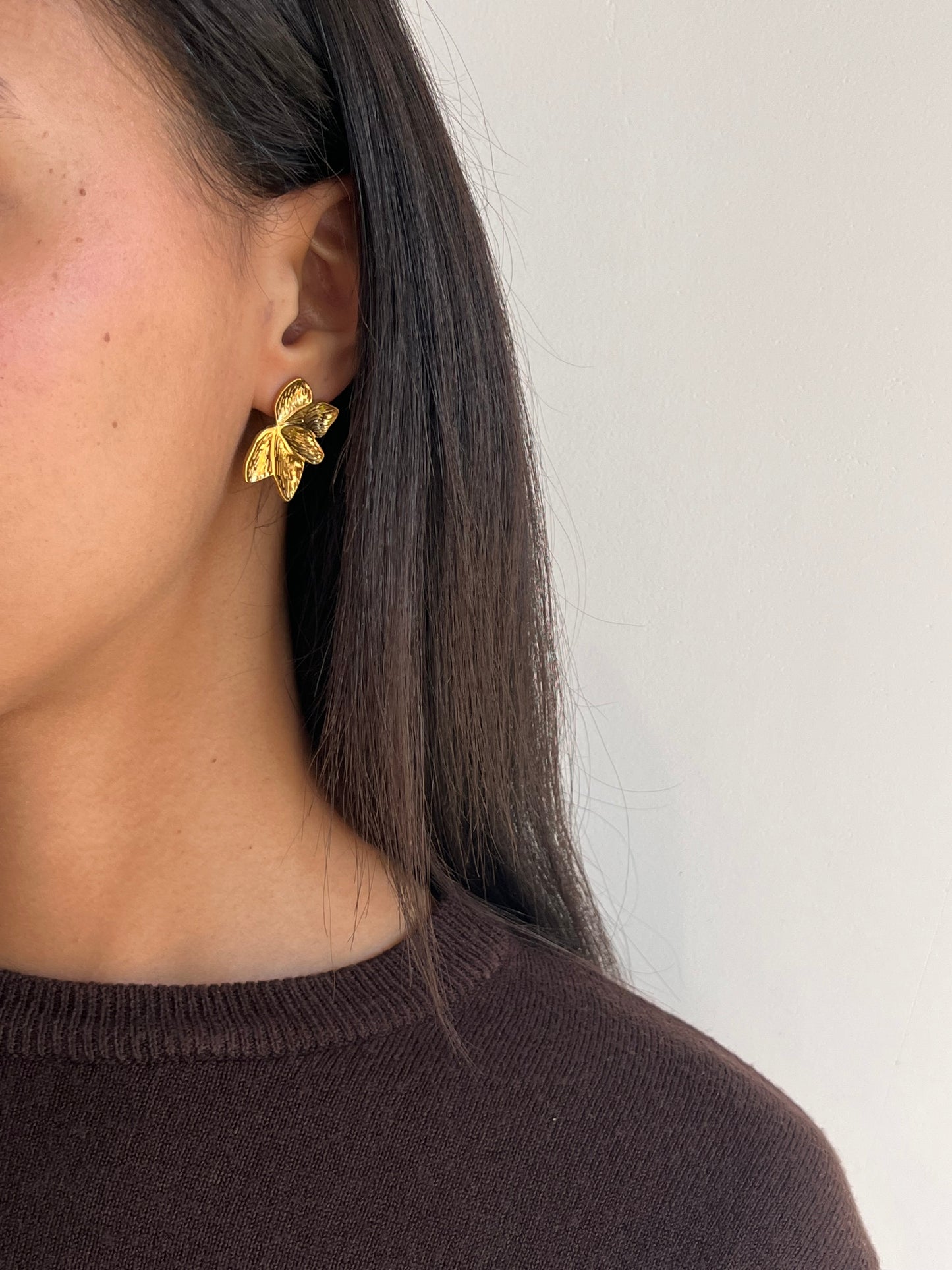 Boucles d’oreilles pétales de fleurs